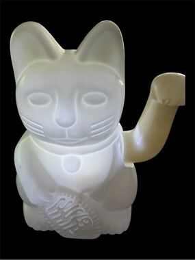 Lucky Cat Light , white waving arm, new in box